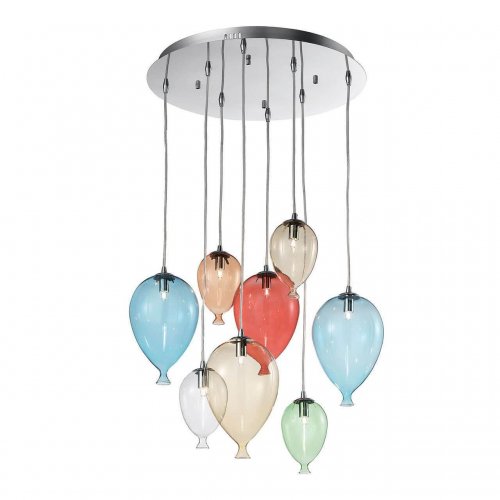 Подвесная люстра Ideal Lux Clown SP8 Color Подвесная люстра Ideal Lux Clown SP8 Color