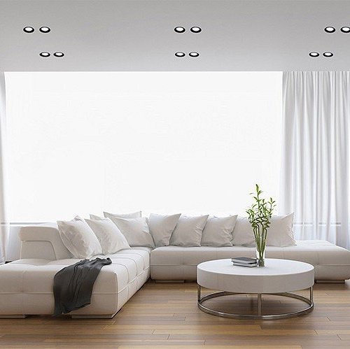 Точечный светильник  IT08-8013 black 3000K 2 шт + IT08-8015 black