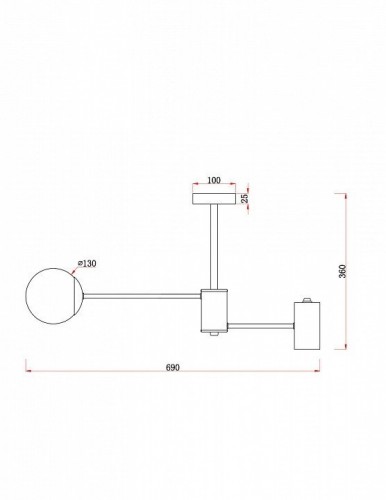 Потолочная люстра Freya Starshine FR5325CL-03BS