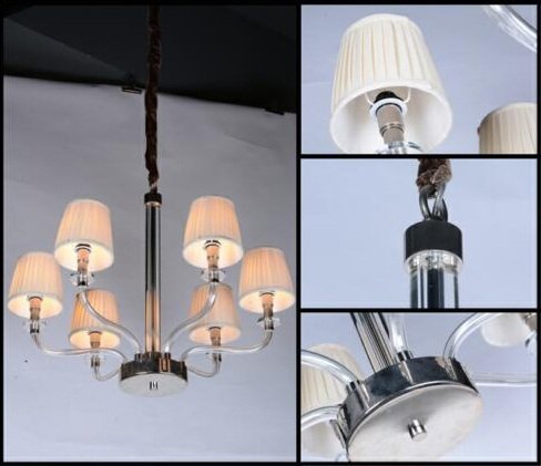 Подвесная люстра DeLight Collection BRCH9021 BRCH9021-6 nickel