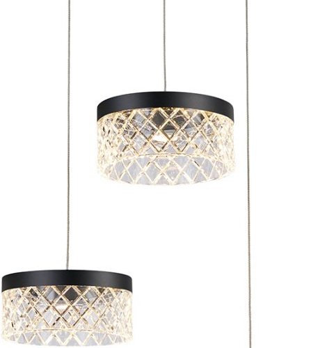 Подвесной светильник DeLight Collection Diamond cut MD21020075-3A matt black Подвесной светильник DeLight Collection Diamond cut MD21020075-3A matt black