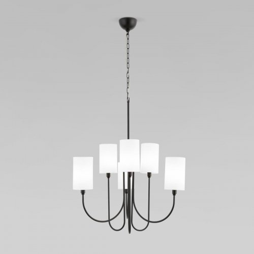 Подвесная люстра Eurosvet Abbey 60164/6 черный Smart Подвесная люстра Eurosvet Abbey 60164/6 черный Smart