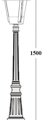 Наземный фонарь Oasis Light SEUL 11261S Bl Наземный фонарь Oasis Light SEUL 11261S Bl