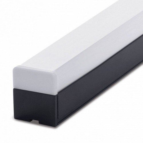 Светильник светодиодный линейный Feron AL4020 IP20 24W 6500K, рассеиватель матовый в алюминиевом корпусе, черный 1180*50*55мм серия MattLine 51429