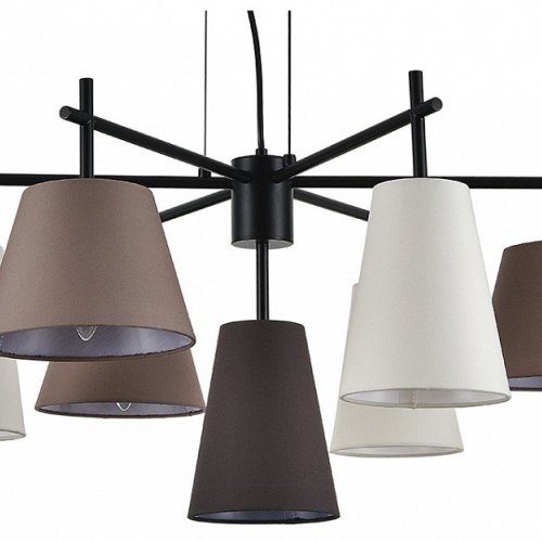 Подвесная люстра Indigo Abbinare 13032/7P Black