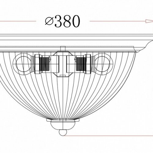 Потолочный светильник Freya Planum FR2913-CL-02-BZ