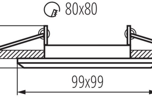 Точечные светильники Kanlux ALREN R DTL-W 26758