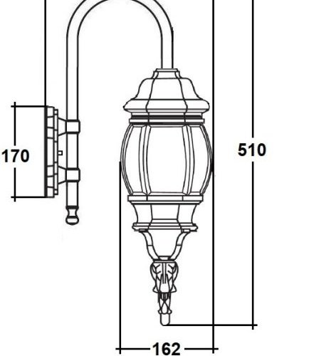 Настенный фонарь уличный Oasis Light AMERICA S 83402S 10 Gb