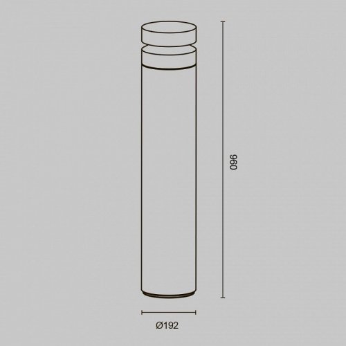 Наземный светильник Betone O469FL-L20CM3K1