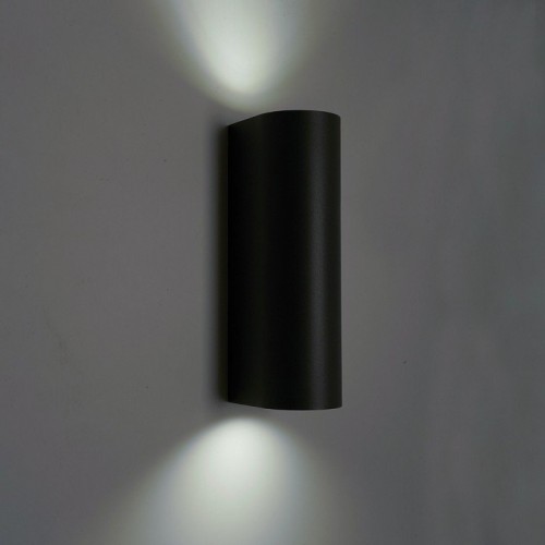 Светильник садово-парковый Feron DH024, на стену, 2*GU10 MR11 230V, черный