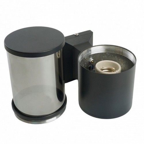 Светильник садово-парковый Feron DH1301, на стену вверх, E27 230V, черный 51330