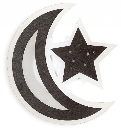 Накладной светильник Ambrella light Wall 1 FW114 SCF кофе песок LED 3000K 22W 250*250*40