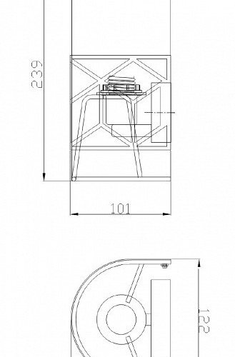 Настенный светильник Maytoni Messina H223-WL-01-G