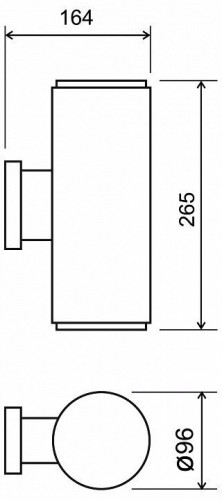 Уличный настенный светильник Elektrostandard 1403 Techno a057008 Уличный настенный светильник Elektrostandard 1403 Techno a057008