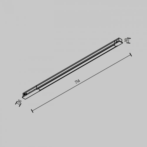 Трековый светильник Basis TR231-2-15W3K-B Трековый светильник Basis TR231-2-15W3K-B