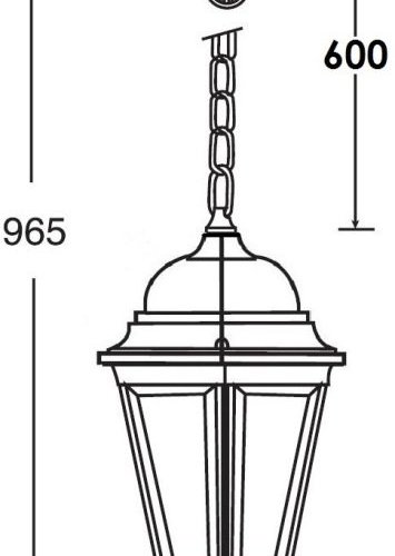 Уличный светильник подвесной Oasis Light ASTORIA 2 91405L Gw Уличный светильник подвесной Oasis Light ASTORIA 2 91405L Gw
