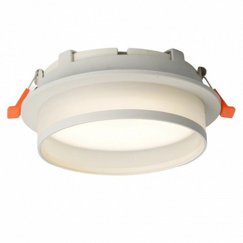 Светильник встраиваемый Feron DL700  потолочный GX70 белый круг 51093