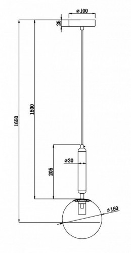 Подвесной светильник Freya Zelda FR5124PL-01BS