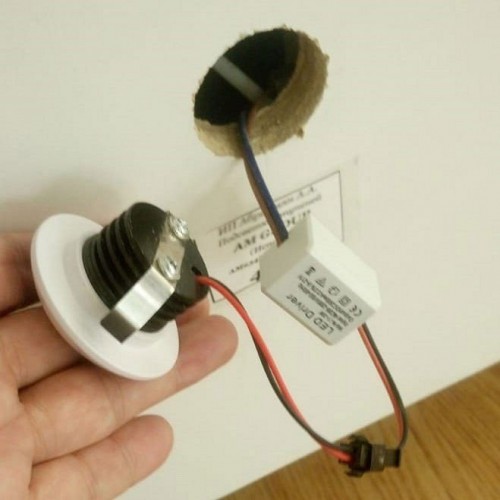 Встраиваемый светильник AM-Group AM23 AM234 WH 3W