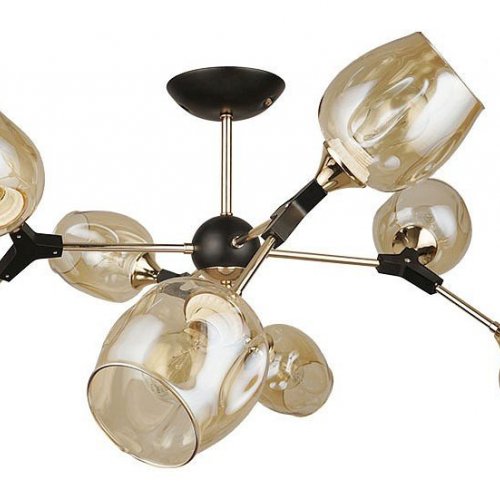 Потолочная люстра Arte Lamp Seppia A4211PL-8BK Потолочная люстра Arte Lamp Seppia A4211PL-8BK