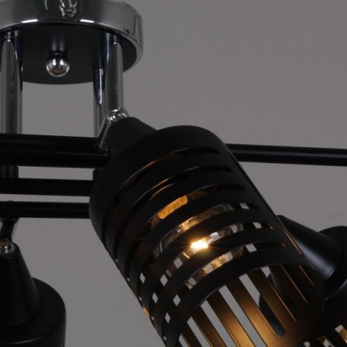 Потолочная люстра 70052-3.3-06 CR+BK Потолочная люстра 70052-3.3-06 CR+BK