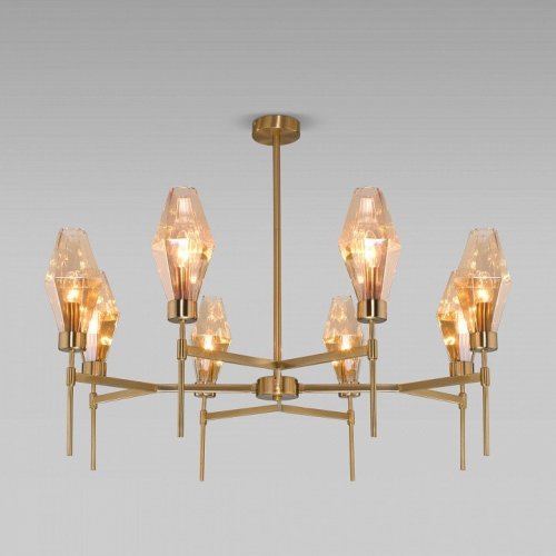 Потолочная люстра Eurosvet Prism 60143/8 латунь