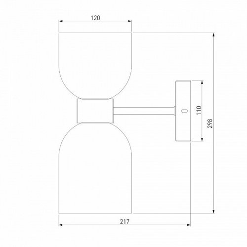 Бра Eurosvet Tandem 60118/2 никель