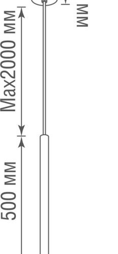 Подвесной светильник Donolux Uno DL20001R5W1BB500S Подвесной светильник Donolux Uno DL20001R5W1BB500S