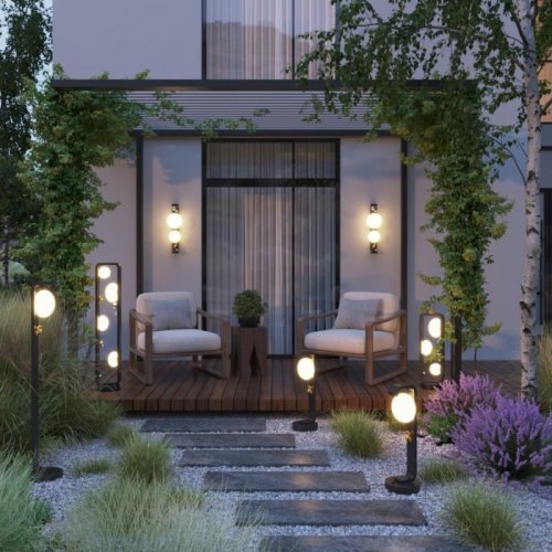 Уличный настенный светильник ODEON LIGHT NATURE 5434/2W Уличный настенный светильник ODEON LIGHT NATURE 5434/2W