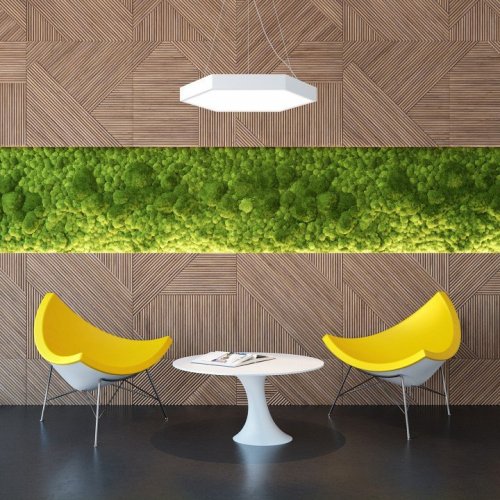 Подвесной светодиодный светильник Geometria ЭРА Hexagon SPO-123-W-40K-045 45Вт 4000К белый Б0050554