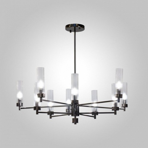 Люстра на штанге AM-Group INDIGO INDIGO SP10 PEARL BLACK