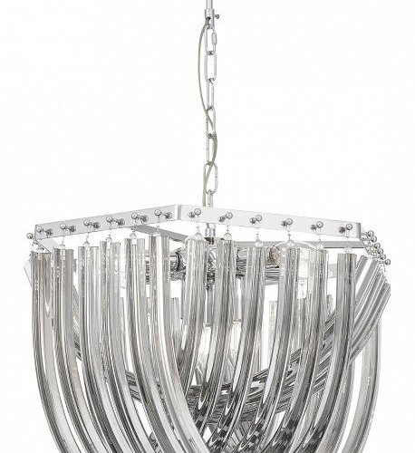 Подвесная люстра Lumina Deco Boscone LDP 7044-550 CHR+GY