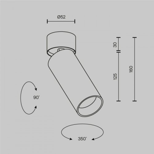 Точечный светильник Focus Led C055CL-L12W4K-SS-B Точечный светильник Focus Led C055CL-L12W4K-SS-B