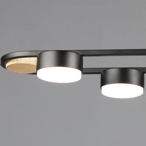 Люстра Reluce 02760-0.3-06 BK+WOOD GX53