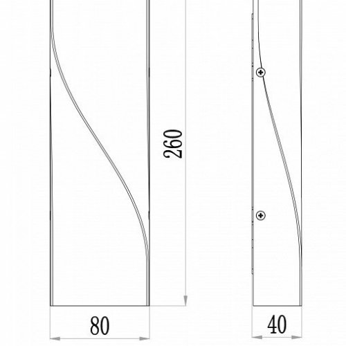 Настенный светильник уличный Maytoni Twist O040WL-L11B3K