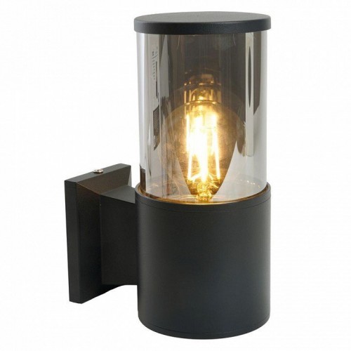 Светильник садово-парковый Feron DH1301, на стену вверх, E27 230V, черный 51330