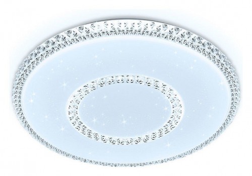 Потолочный светодиодный светильник Ambrella light Orbital Crystal FF99 Потолочный светодиодный светильник Ambrella light Orbital Crystal FF99