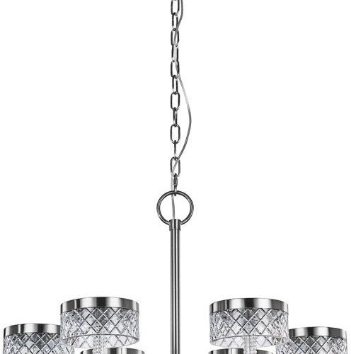Подвесная люстра DeLight Collection Diamond cut MD21020075-6A chrome