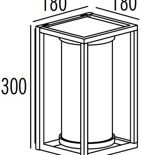 Настенный светильник уличный Oasis Light UNITE 2396 Bl