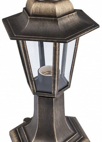 Наземный низкий светильник Эра  НТУ 06-60-001 бронза