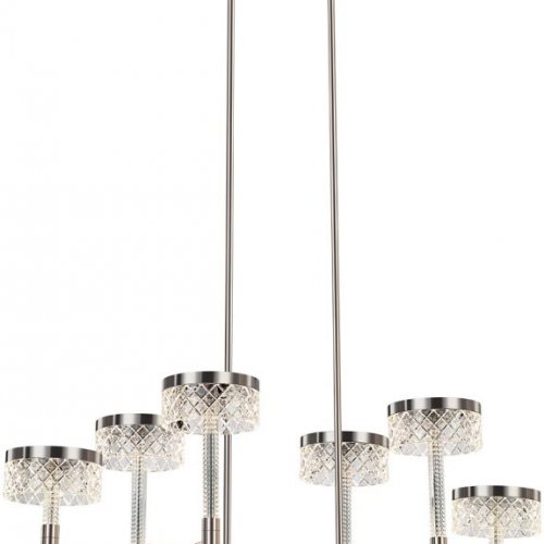 Подвесная люстра Diamond cut MD21020075-6B satin nickel