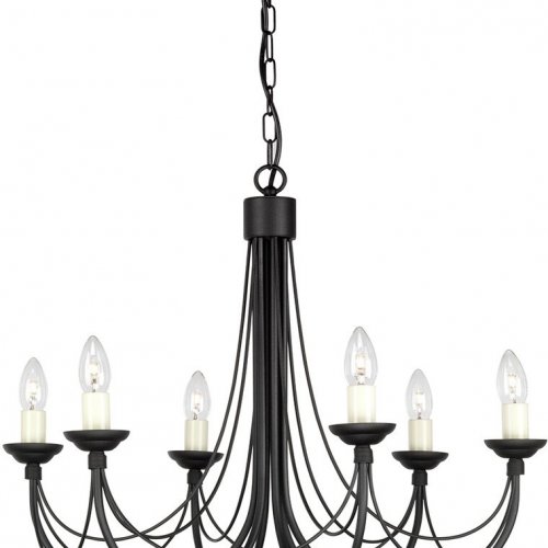 Подвесная люстра Carisbrooke CB6-BLACK