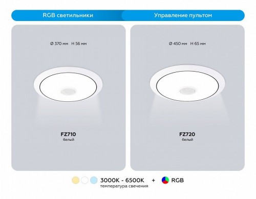 Накладной светильник Ambrella Light  FZ710