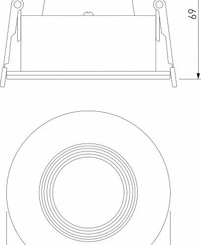 Встраиваемый светодиодный светильник Elektrostandard Artis 25096/LED a066135