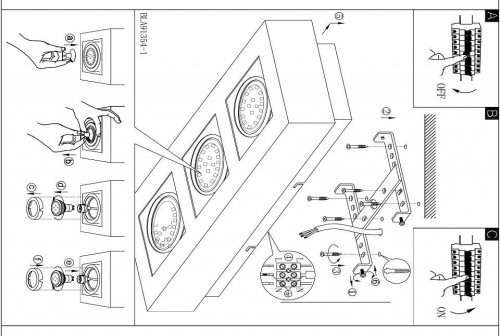 Светильник точечный Eglo Loke 1 91354