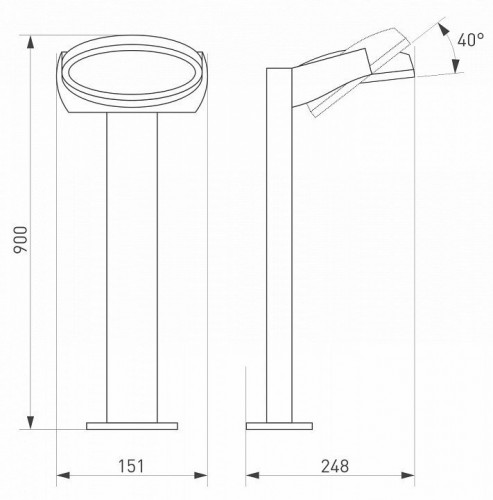Наземный светильник Arlight EYE 029984