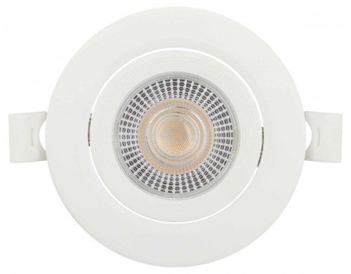 Светильник светодиодный встраиваемый ЭРА KL LED 25A-5 3K WH 5Вт 3000К круглый поворотный белый Б0068128