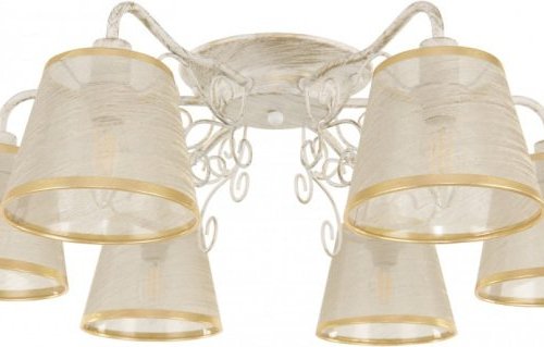 Потолочная люстра AM341120 341120/6 WT+G Потолочная люстра AM341120 341120/6 WT+G