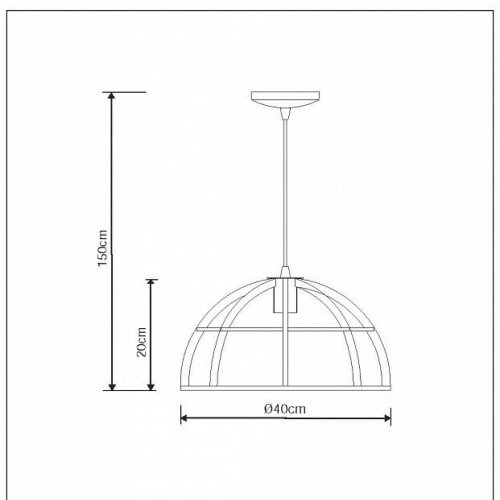 Подвесной светильник Lucide Dikra 76464/01/30
