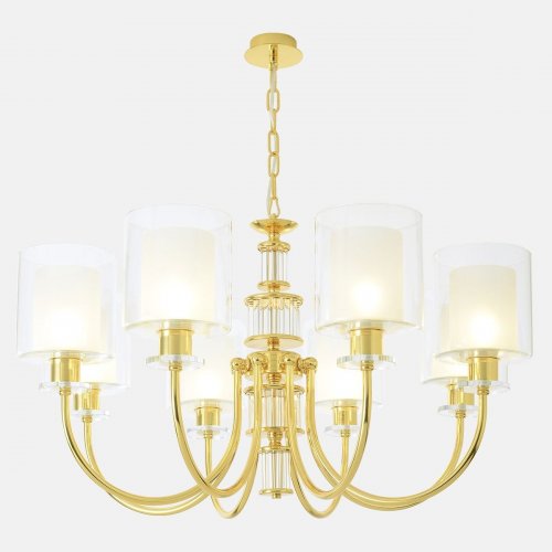 Подвесная люстра Crystal Lux ELENA SP8 GOLD